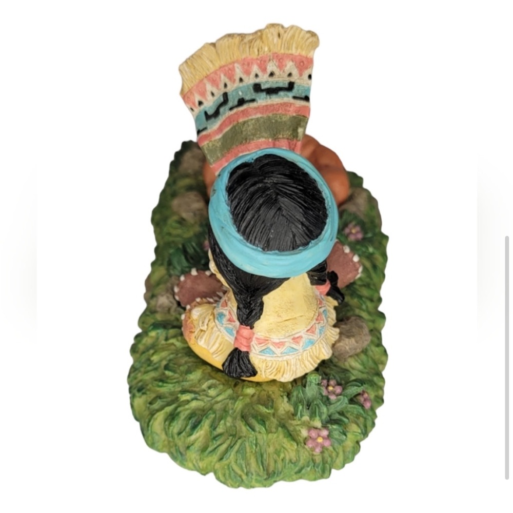 Rare Vintage 1996 Enesco Friends of a Feather Incense burner Figurine  #188298 - Picture 4 of 8